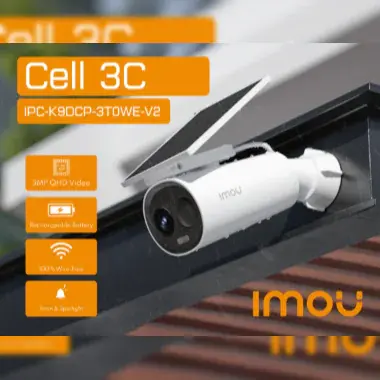 IMOU IMOU Cell 3C 3MP Battery-Powered Wi-Fi Security Camera